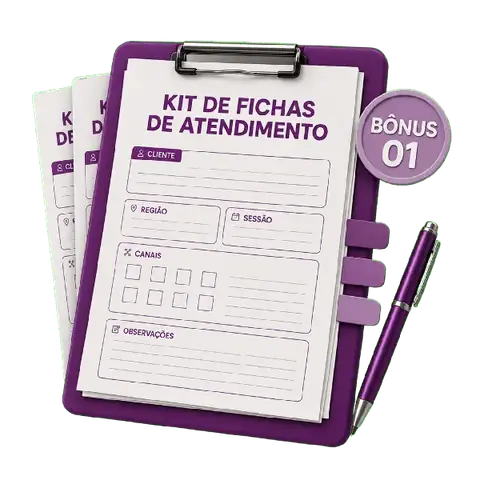 Kit de Fichas de Atendimento