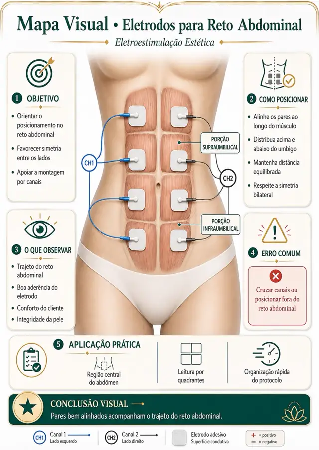 Eletrodos para Reto Abdominal