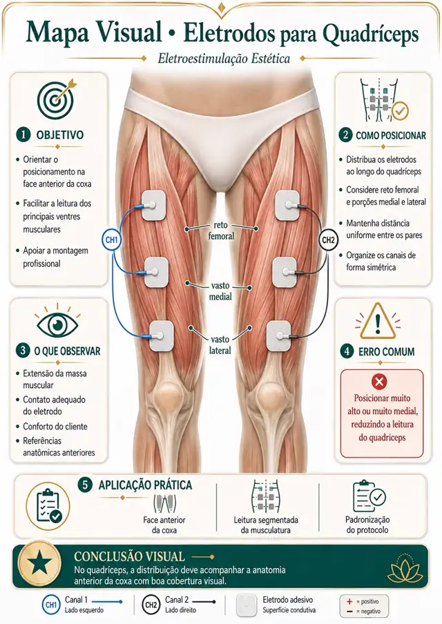 Eletrodos para Quadríceps