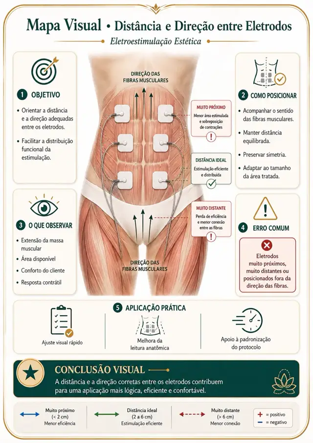 Distância e Direção entre Eletrodos